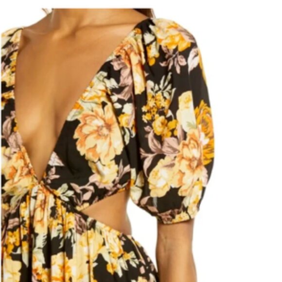 NWT: Bardot Floral Open Back Minidress size small/6 - Picture 2 of 7